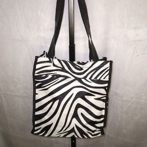 Women's Zebra Print Tote Bag